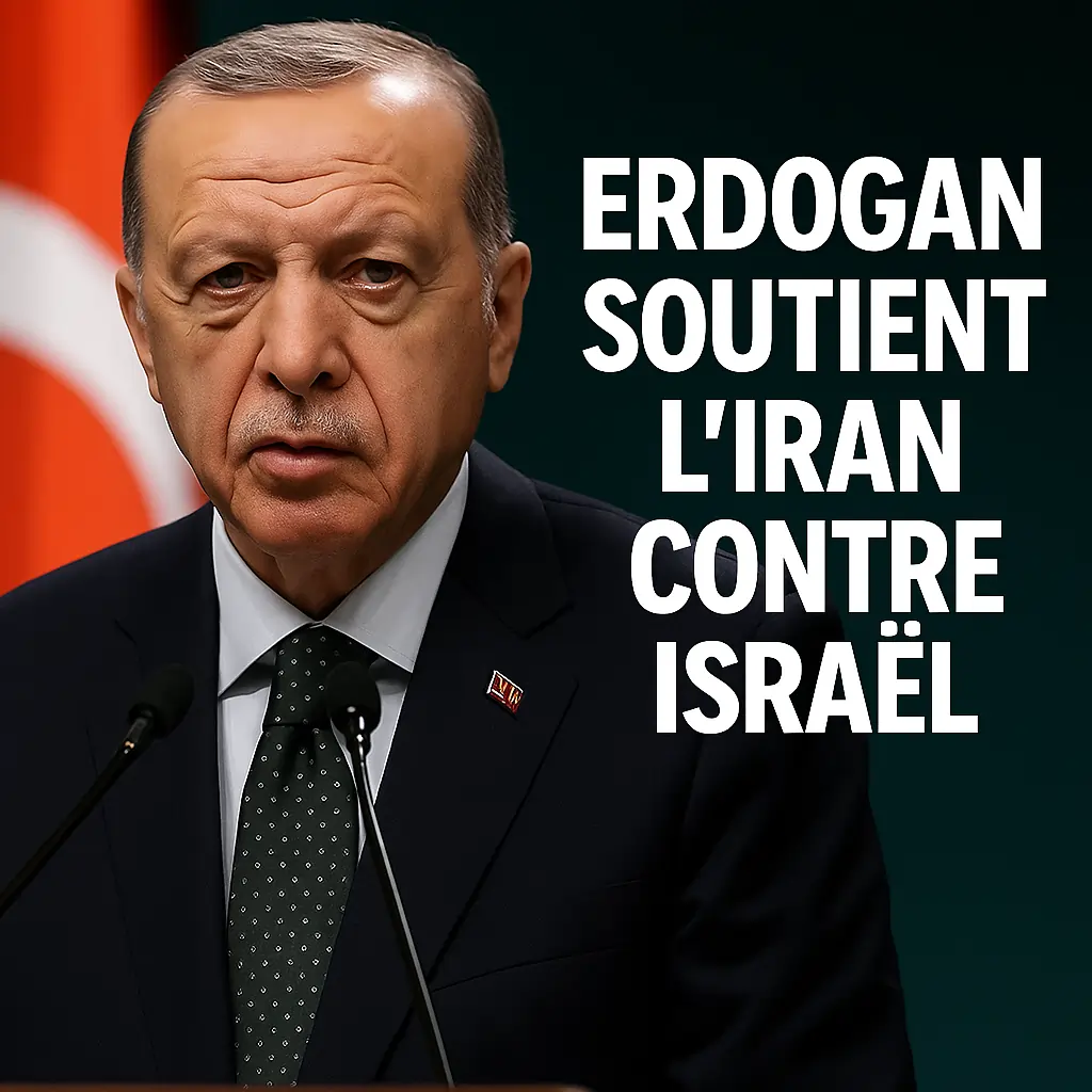 Erdogan soutient la riposte de l’Iran face à Israël.