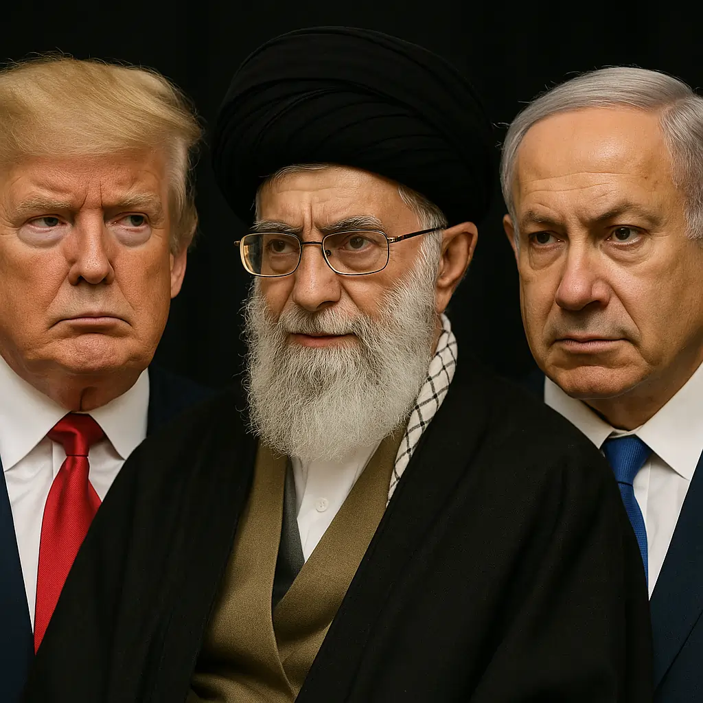 Trois figures au cœur des tensions Iran–USA–Israël.