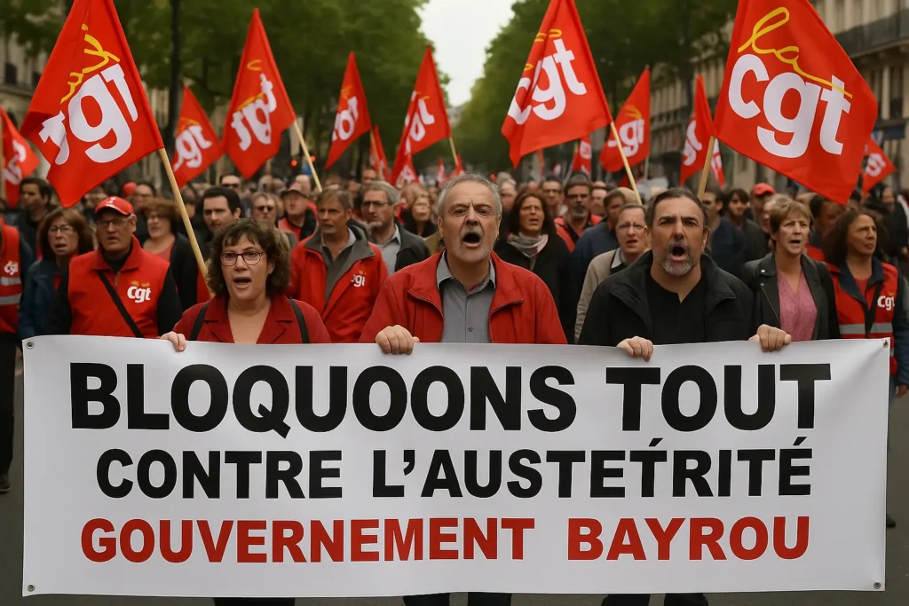 La CGT appelle à la grève les 10 et 18 septembre contre l’austérité du gouvernement Bayrou