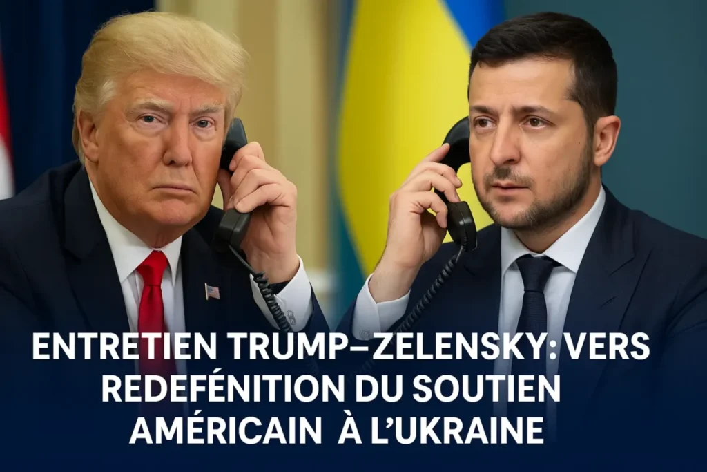 Donald Trump et Volodymyr Zelensky lors d’un entretien téléphonique abordant la défense antiaérienne ukrainienne.