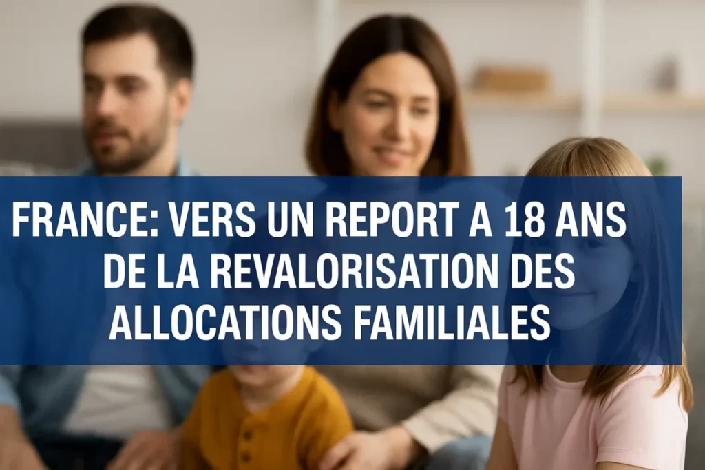 « Famille française avec enfants effet allocations familiales réforme »