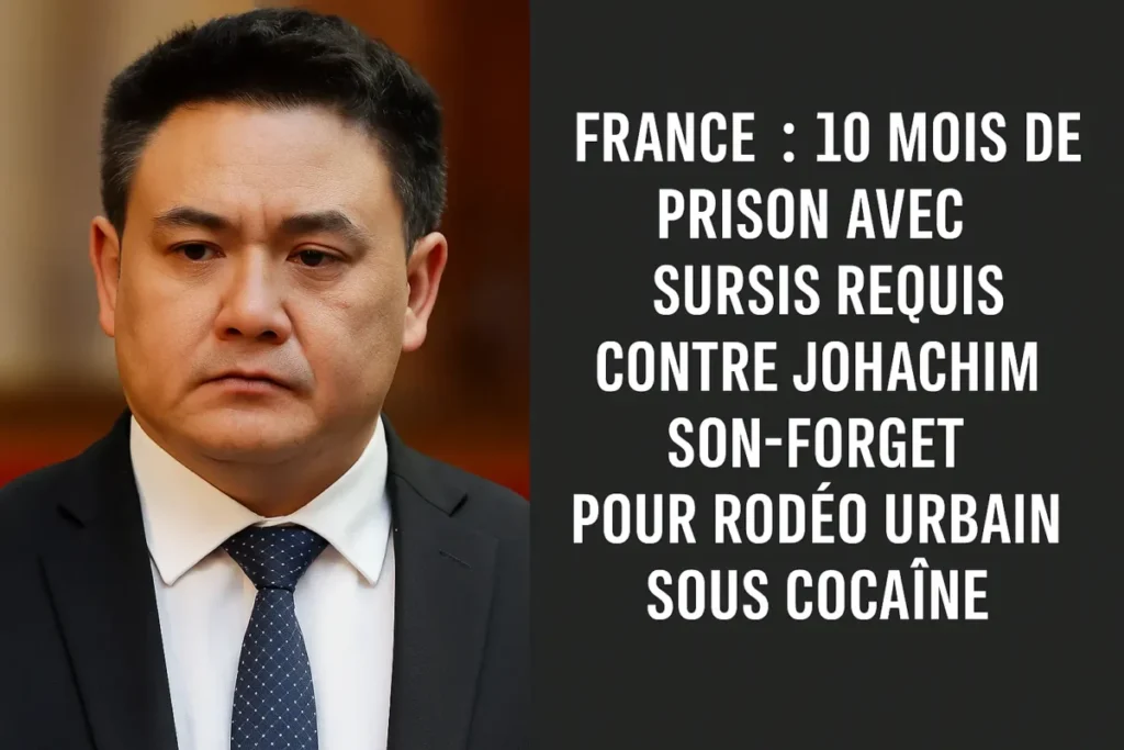 France : dix mois de prison avec sursis requis contre Johachim Son-Forget