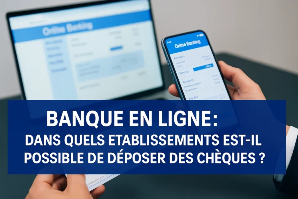 Comparatif des banques en ligne acceptant les chèques en 2025